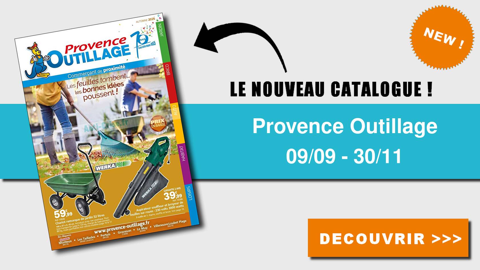 Code Remise Provence Outillage