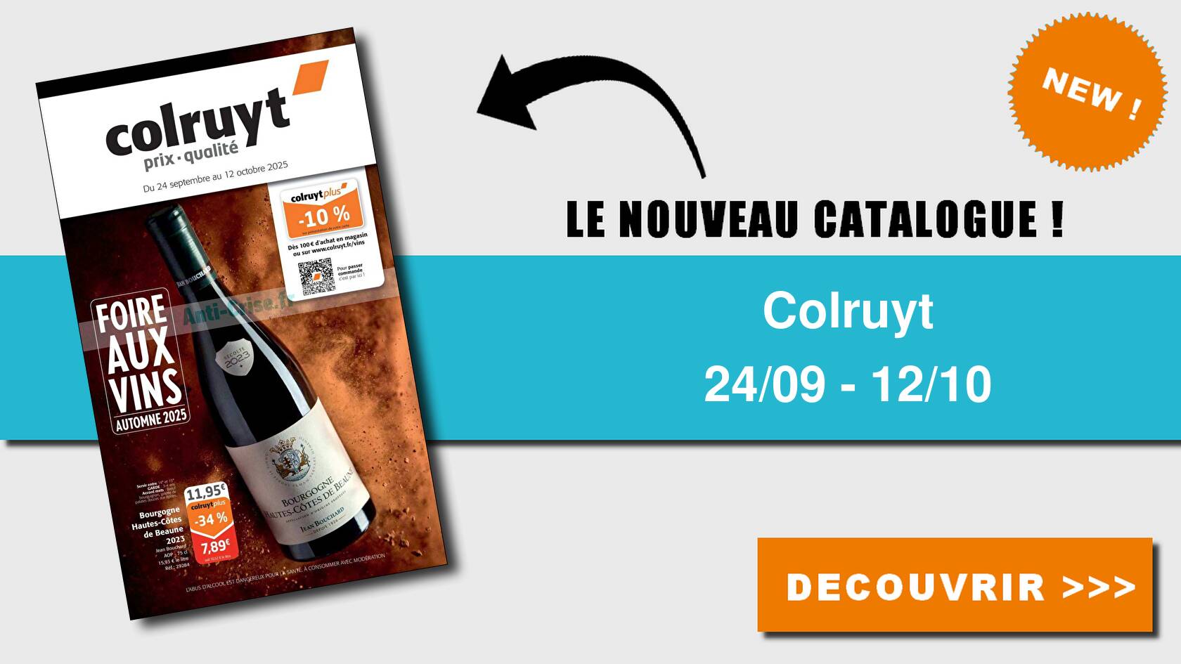 Catalogue du 24 septembre au 12 octobre 2025