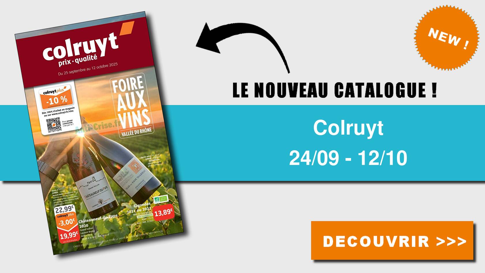 Catalogue du 24 septembre au 12 octobre 2025