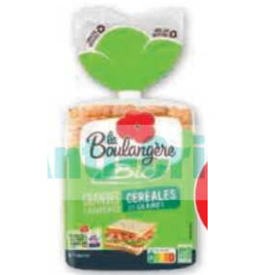 Pain de Mie Bio La Boulangère chez Magasins U (04/11 – 16/11)