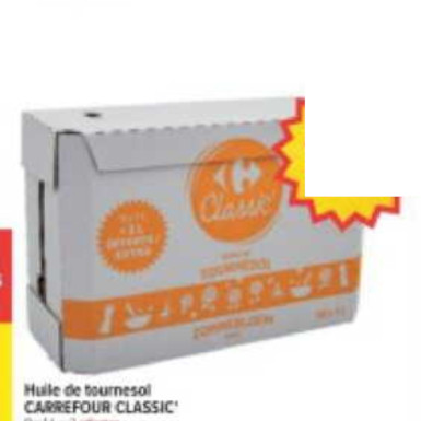 Huile Tournesol chez Carrefour (23/10 – 10/11)