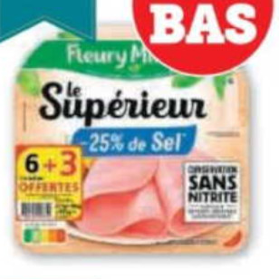 Jambon Fleury Michon chez Magasins U (04/11 – 16/11)