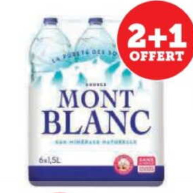 Eau Mont Blanc chez Magasins U (04/11 – 16/11)
