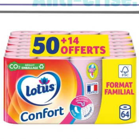 Papier Toilette Lotus chez Intermarché (04/11 – 16/11)