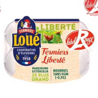 Oeufs Loué chez Intermarché (04/11 – 16/11)