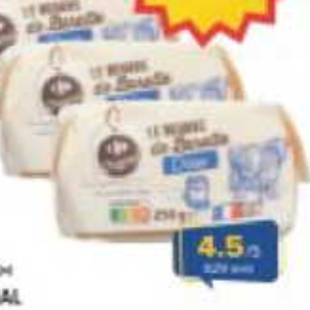 Beurre chez Carrefour (23/10 – 10/11)