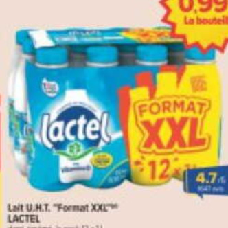 Lait Lactel chez Carrefour (23/10 – 10/11)