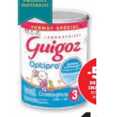 Lait Infantile Guigoz chez Magasins U (04/11 – 16/11)