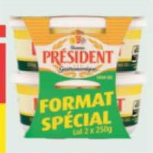 Beurre Président chez Carrefour (04/11 – 17/11)