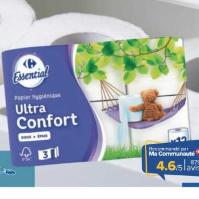 Papier Toilette chez Carrefour (04/11 – 17/11)