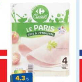 Jambon chez Carrefour (28/10 – 10/11)
