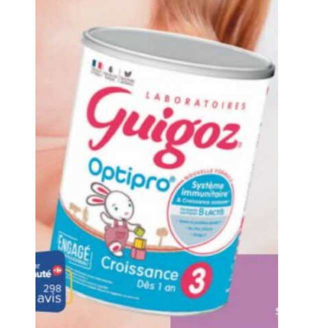 Lait Infantile Guigoz chez Carrefour (04/11 – 17/11)
