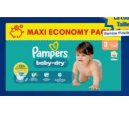 Couches Pampers chez Carrefour (28/10 – 10/11)