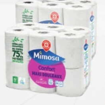 Papier Toilette Mimosa chez Leclerc (04/11 – 15/11)