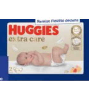 Couches Extra Care Huggies chez Carrefour (28/10 – 10/11)