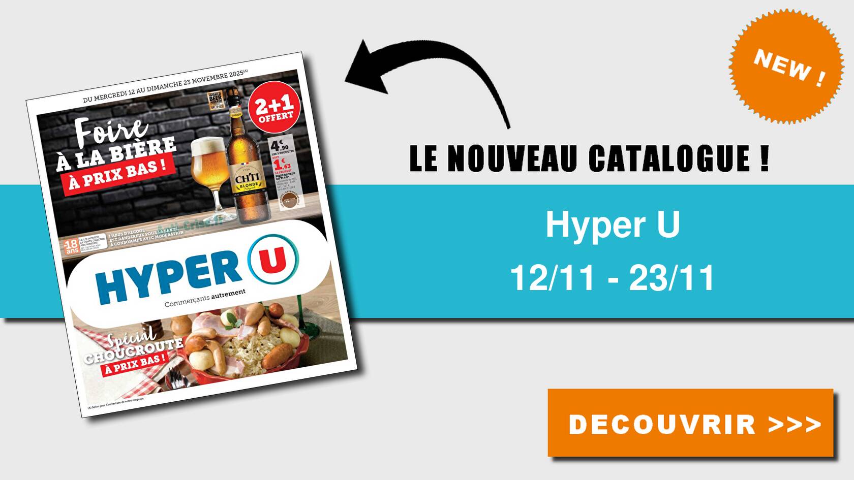 Catalogue du 12 au 23 novembre 2025
