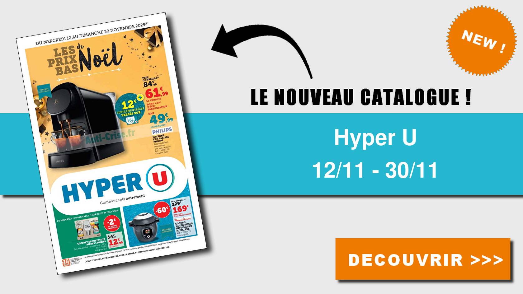Catalogue du 12 au 30 novembre 2025
