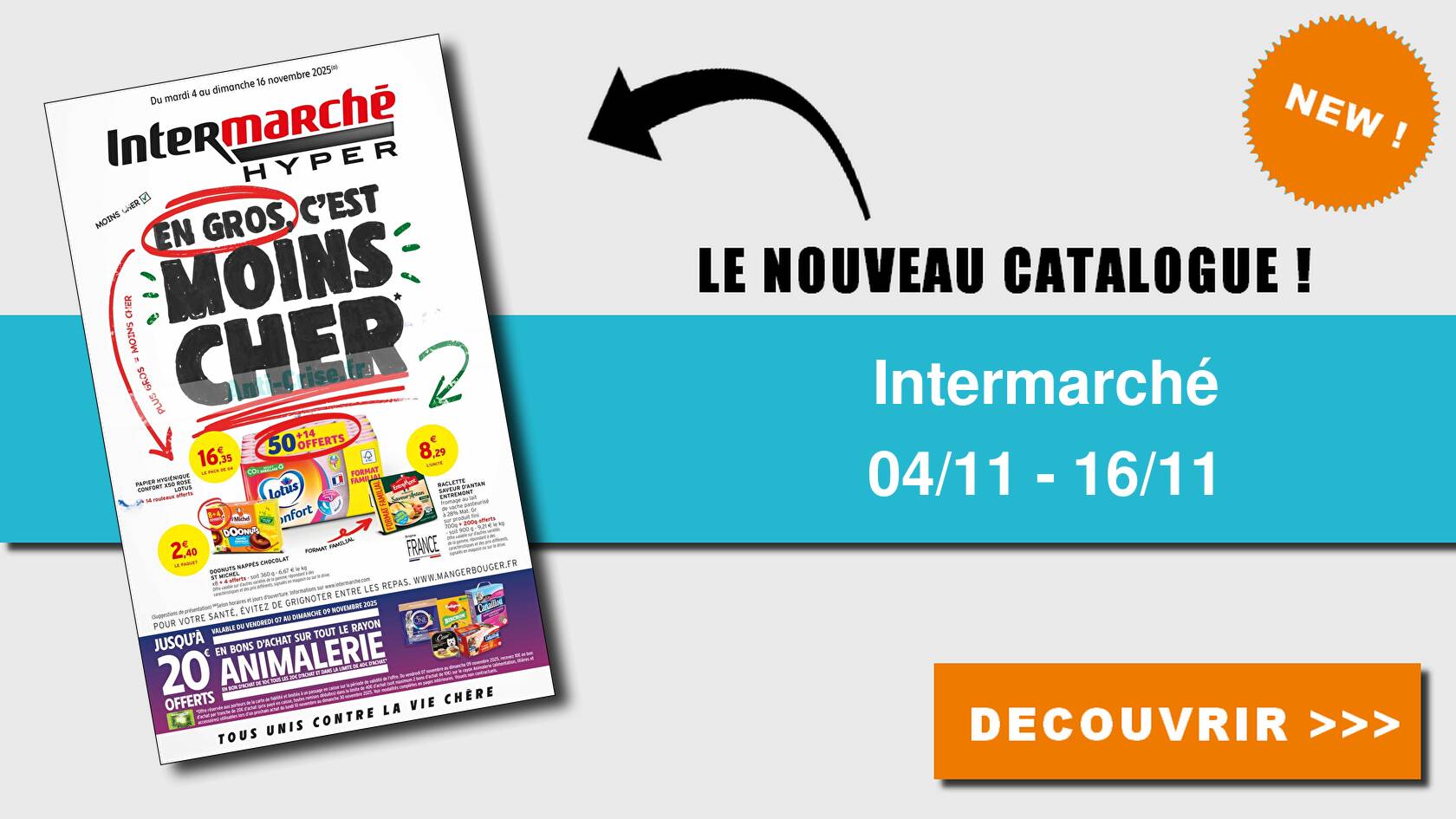 Catalogue du 04 au 16 novembre 2025