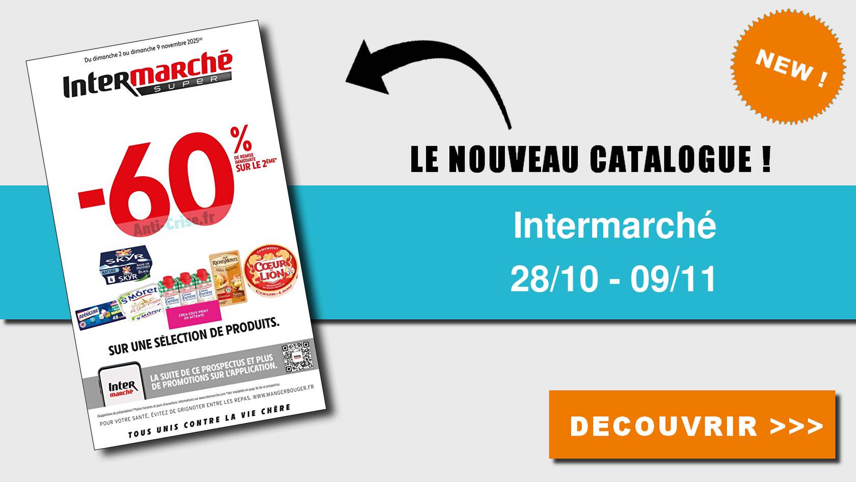 Catalogue du 28 octobre au 09 novembre 2025