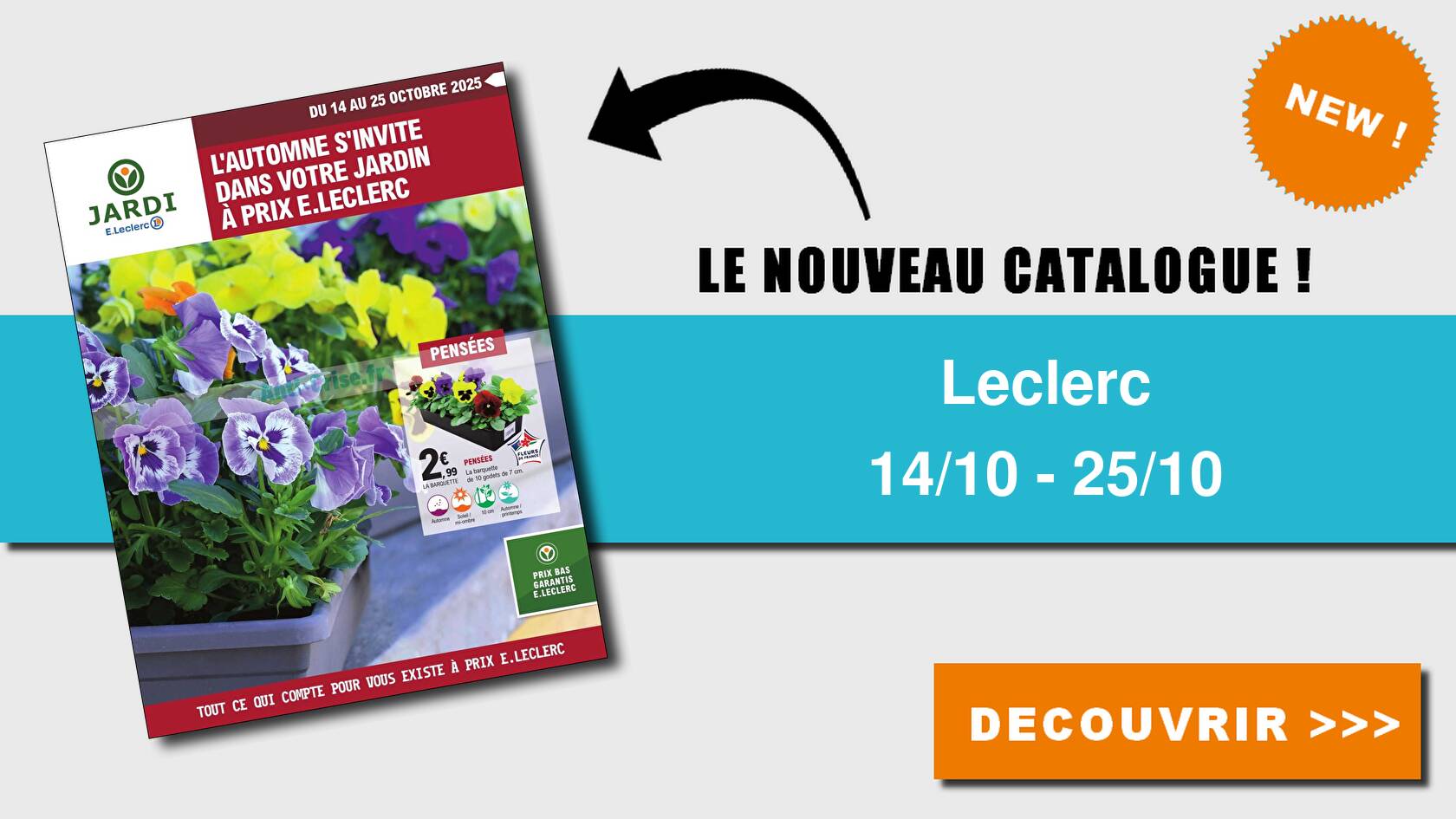 Catalogue du 14 au 25 octobre 2025