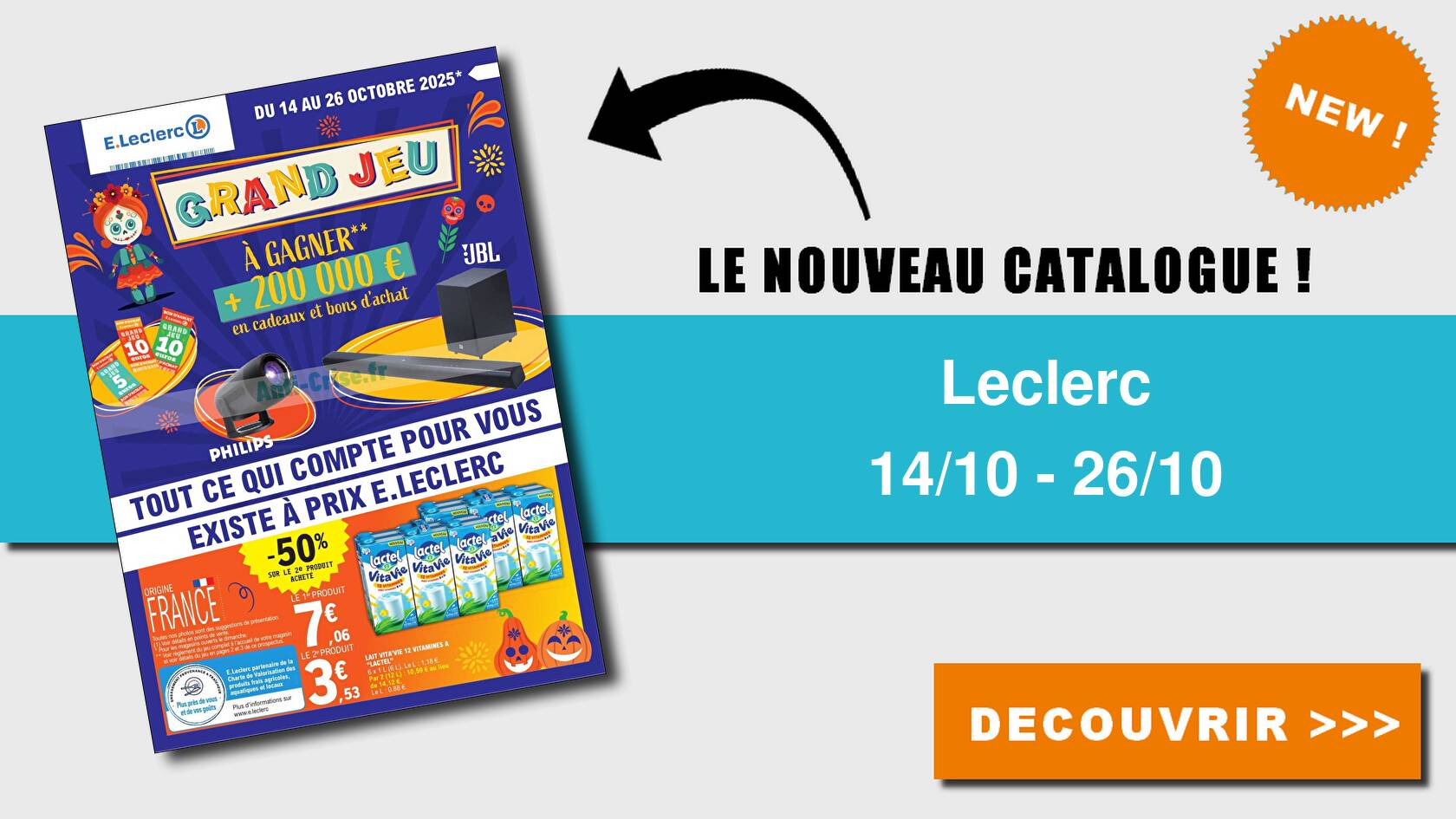 Catalogue du 14 au 26 octobre 2025
