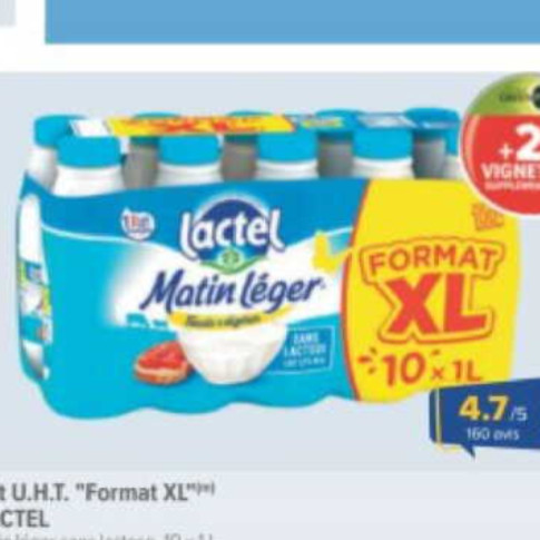 Lait ML Lactel chez Carrefour (11/11 – 24/11)