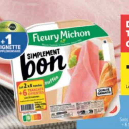 Jambon Fleury Michon chez Carrefour (11/11 – 24/11)