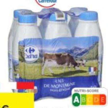 Lait chez Carrefour Market (10/11 – 23/11)