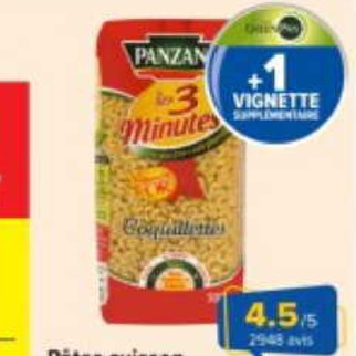Pâtes Panzani chez Carrefour Market (10/11 – 23/11)