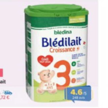 Lait Infantile blédina chez Carrefour Market (10/11 – 23/11)
