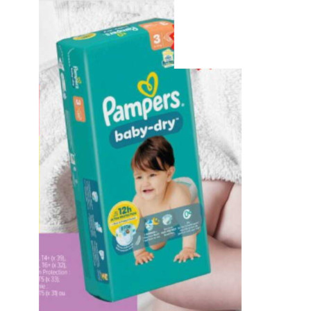 Couches Pampers chez Carrefour Market (10/11 – 23/11)