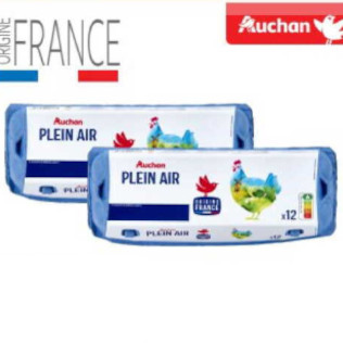 Oeufs PA chez Auchan (12/11 – 23/11)