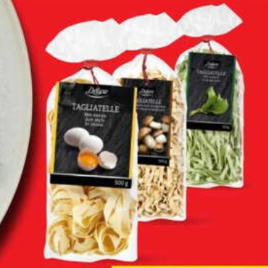 Pâtes Deluxe chez Lidl (13/11 – 19/11)