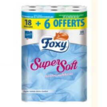 Papier Toilette Foxy chez Auchan (12/11 – 23/11)