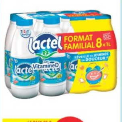 Lait Lactel chez Intermarché (13/11 – 23/11)