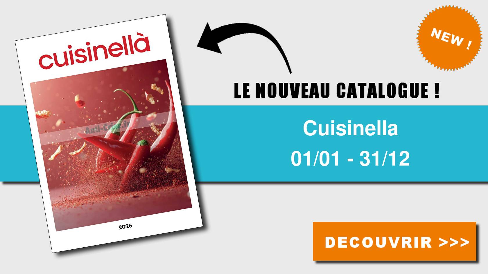 Catalogue du 01 janvier au 31 d&eacute;cembre 2026