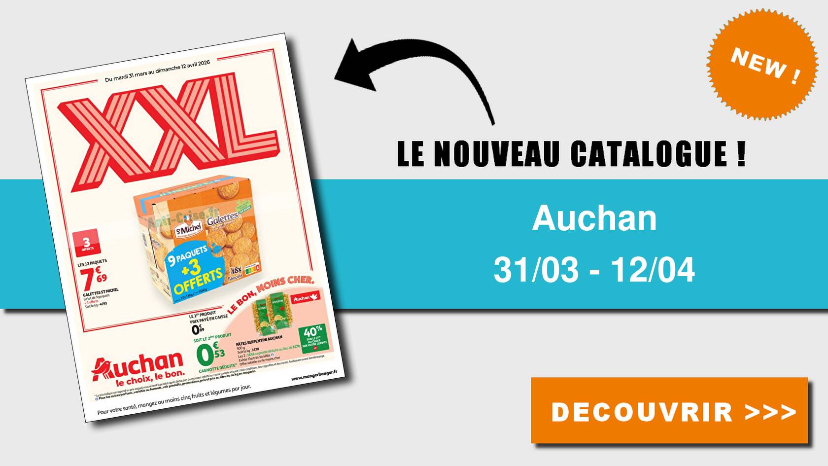 Catalogue du 31 mars au 12 avril 2026