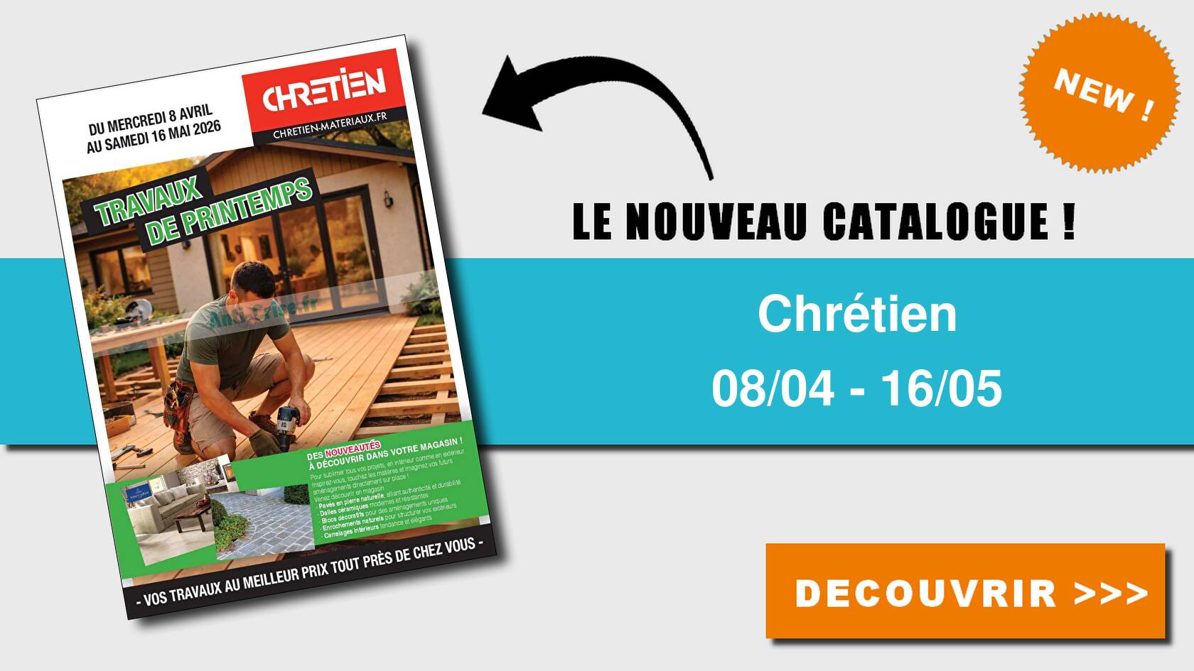 Catalogue du 08 avril au 16 mai 2026
