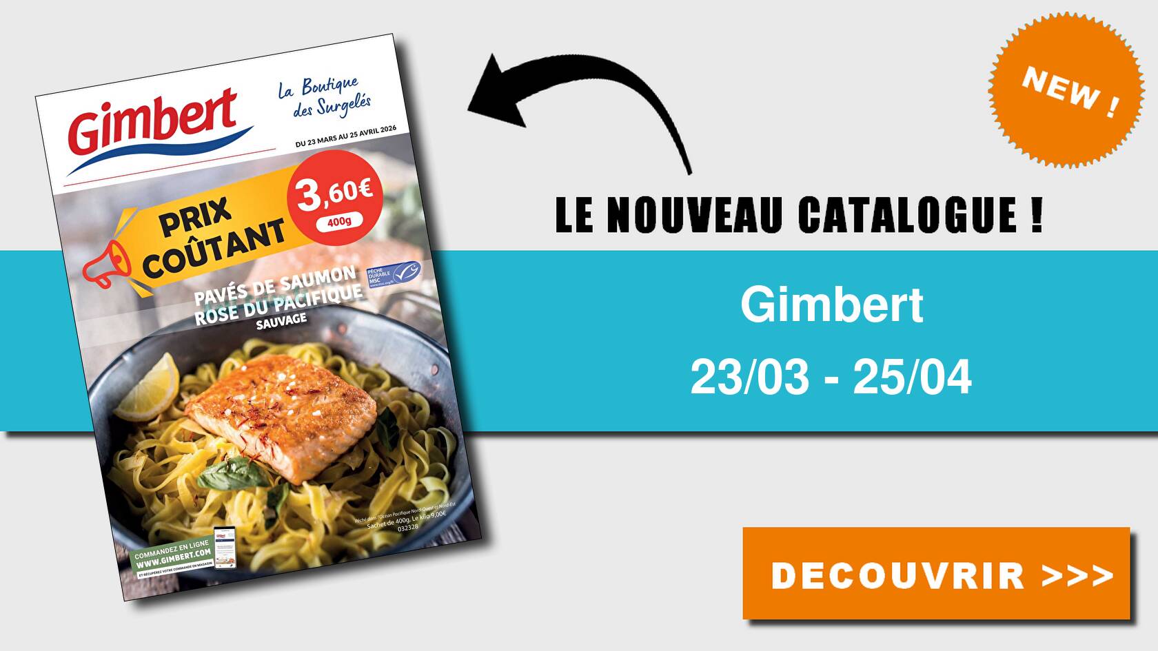 Catalogue du 23 mars au 25 avril 2026
