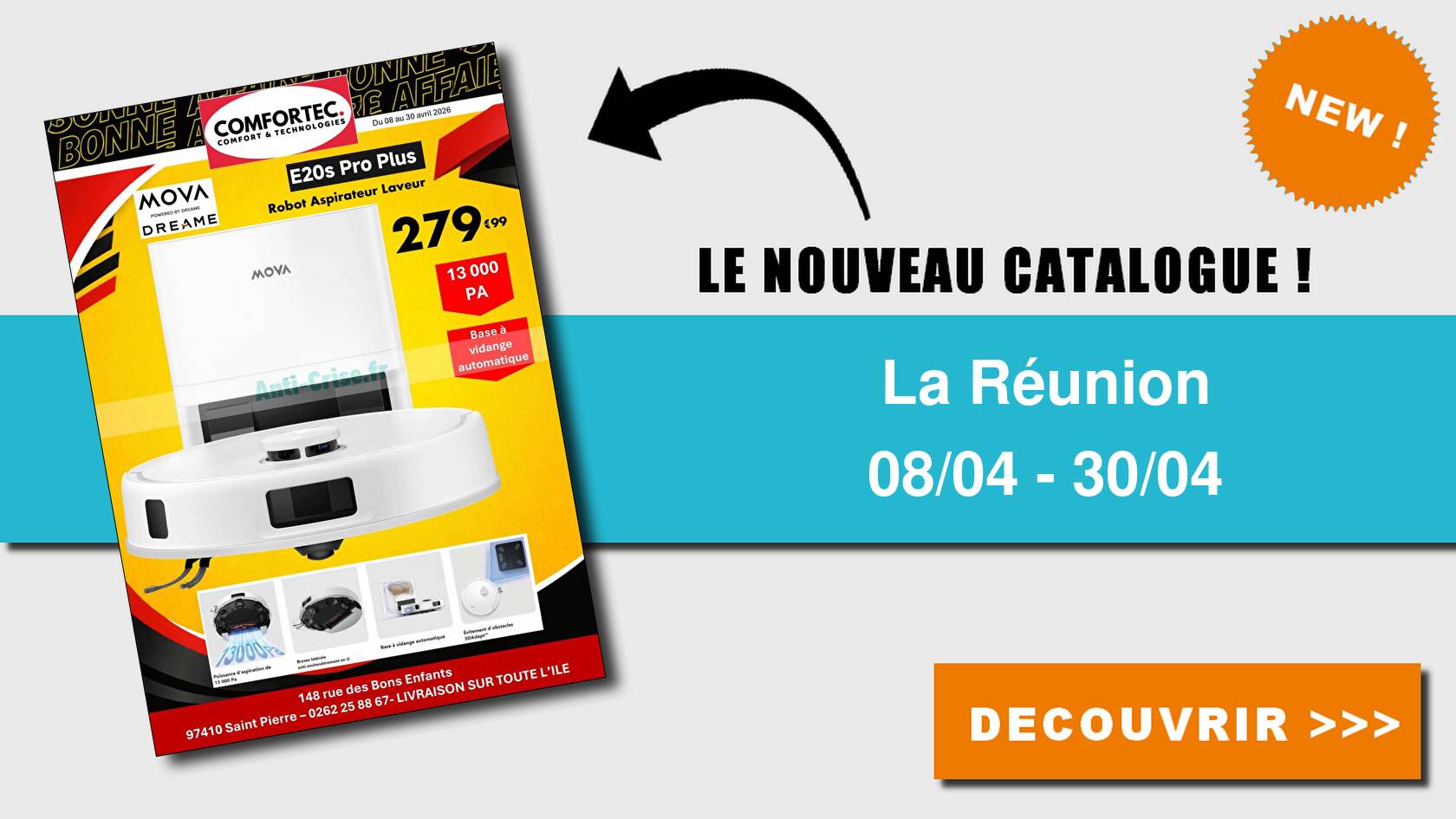 Anti-crise.fr | Catalogue La Réunion du 08 au 30 avril 2026 (Comfortec ...