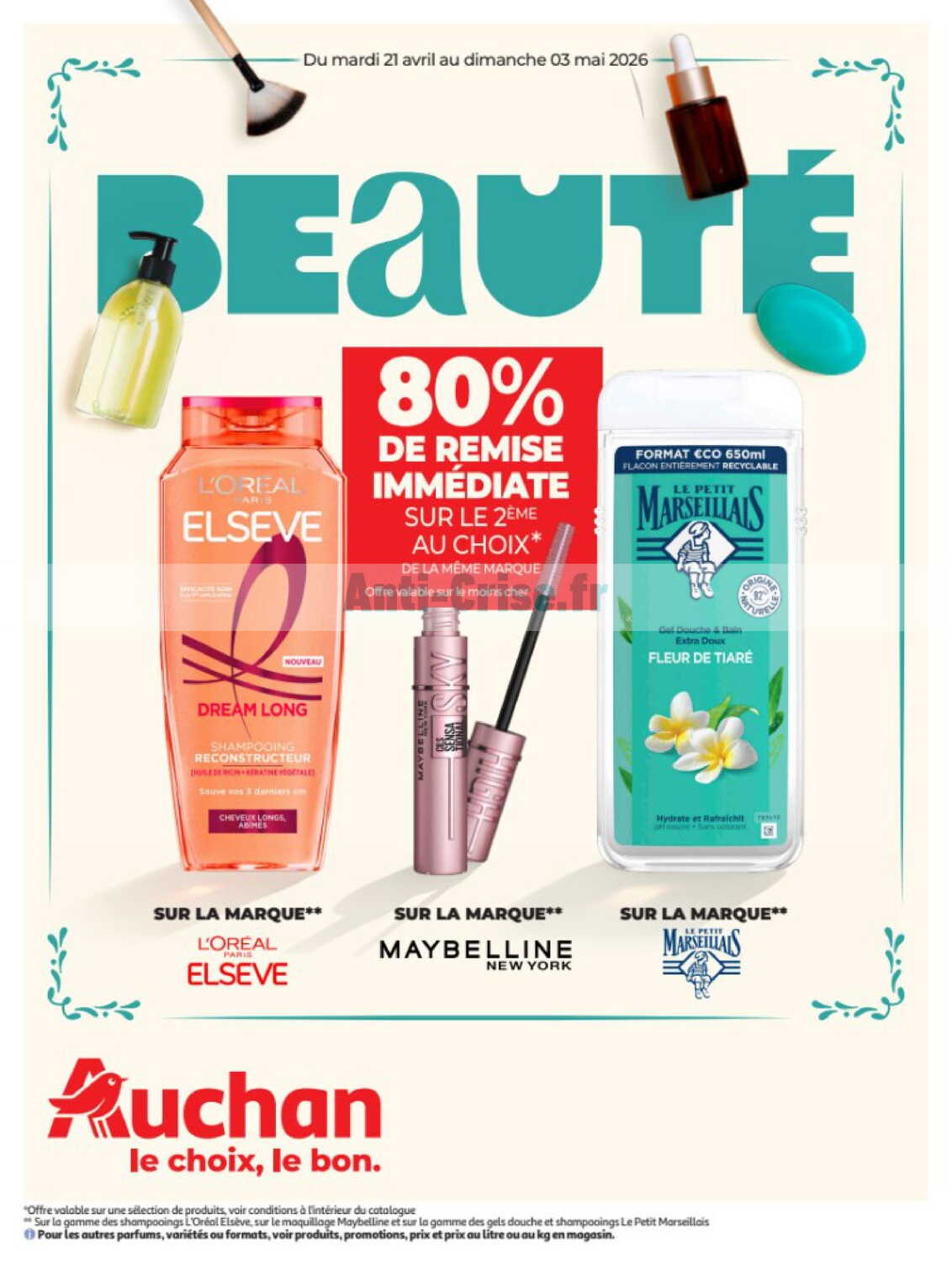 Catalogue Auchan du 21 avril au 03 mai 2026 (Beauté)