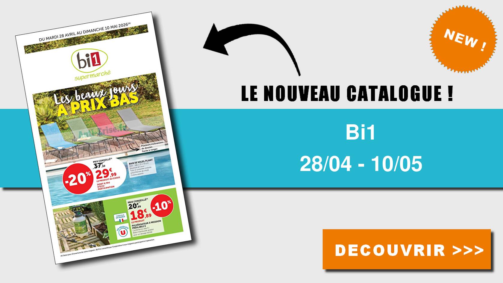 Catalogue du 28 avril au 10 mai 2026