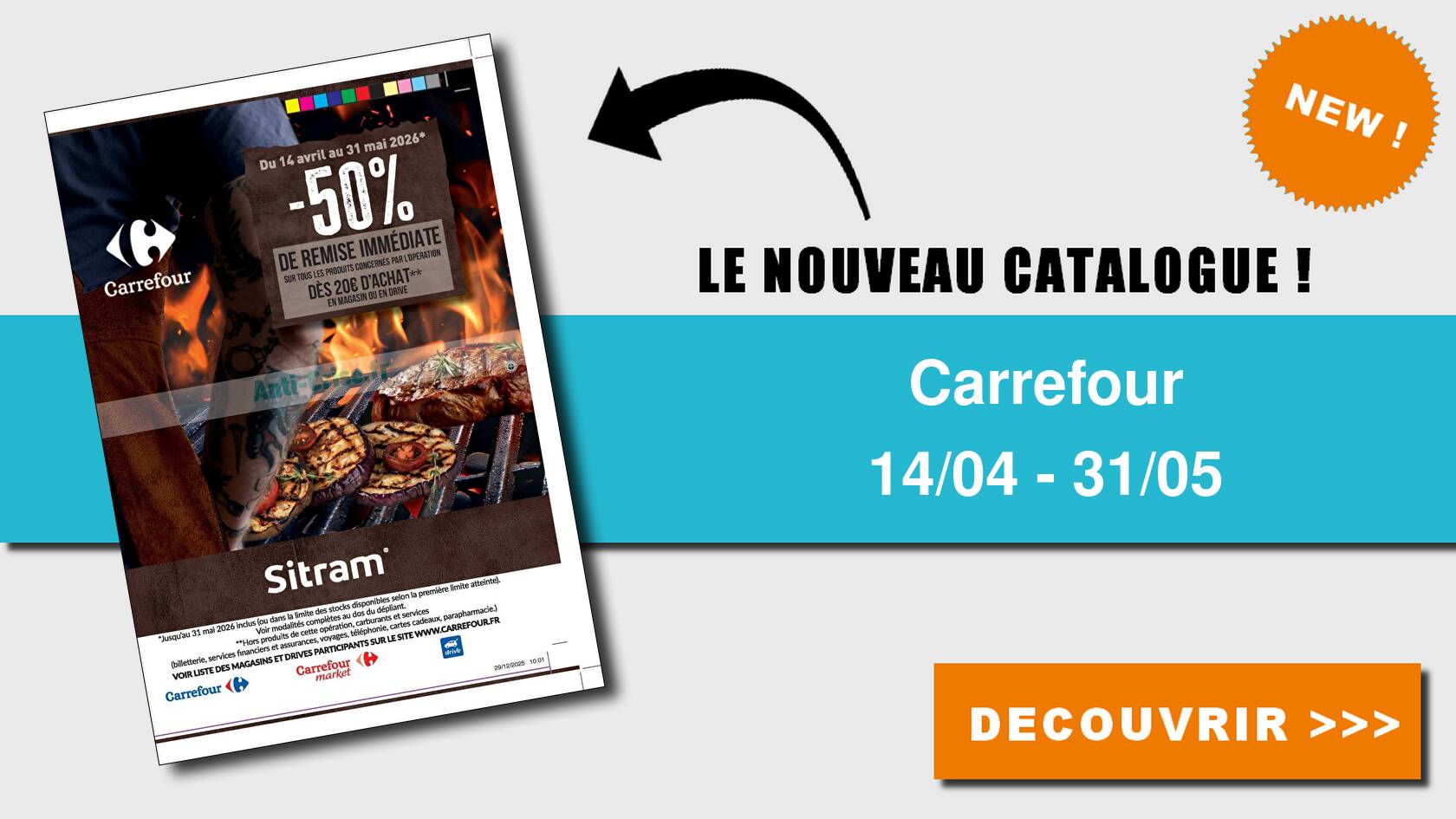 Catalogue du 14 avril au 31 mai 2026