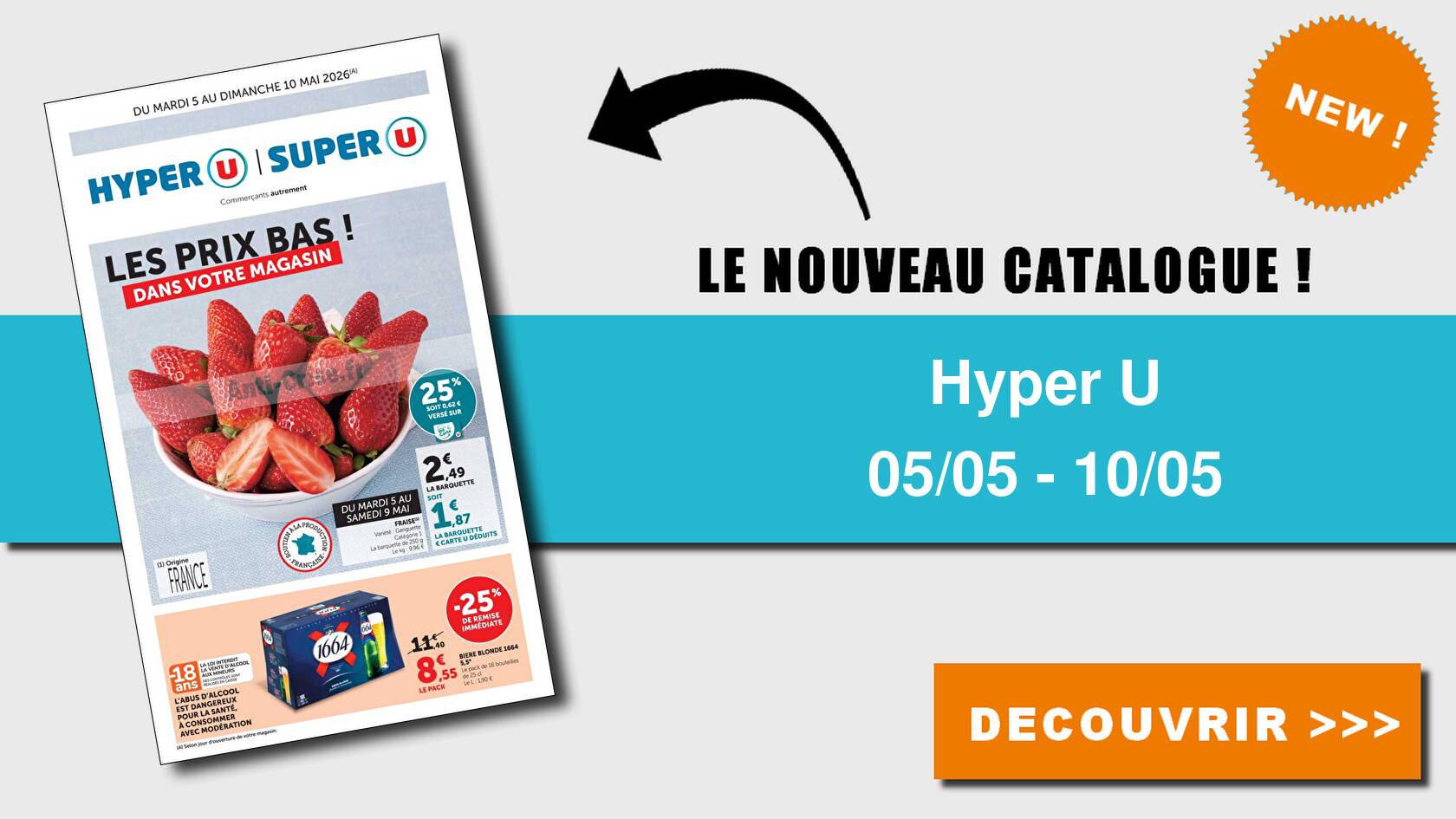 Catalogue du 05 au 10 mai 2026