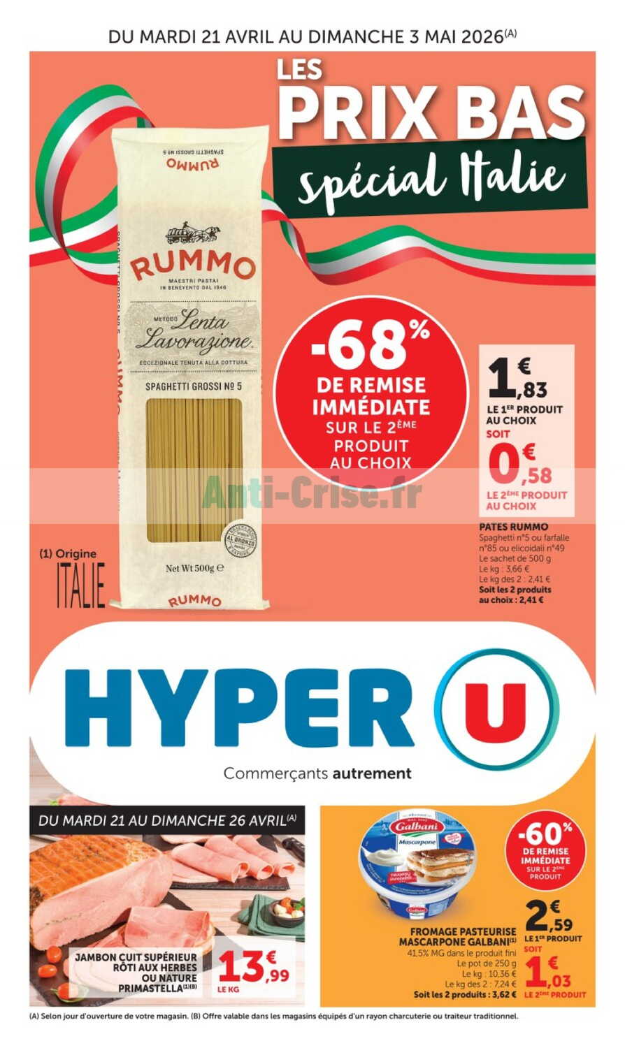 Catalogue Hyper U du 21 avril au 03 mai 2026