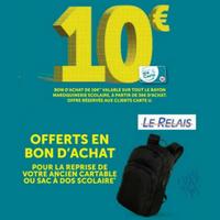 Magasins U : 10€ en Bon d&rsquo;Achat en Rapportant votre Ancien Sac ou Cartable (07/07 – 06/09)