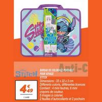 Netto : Kit de peinture de bureau de voyage Disney Stitch à 4,49€ (30/06 – 31/07)