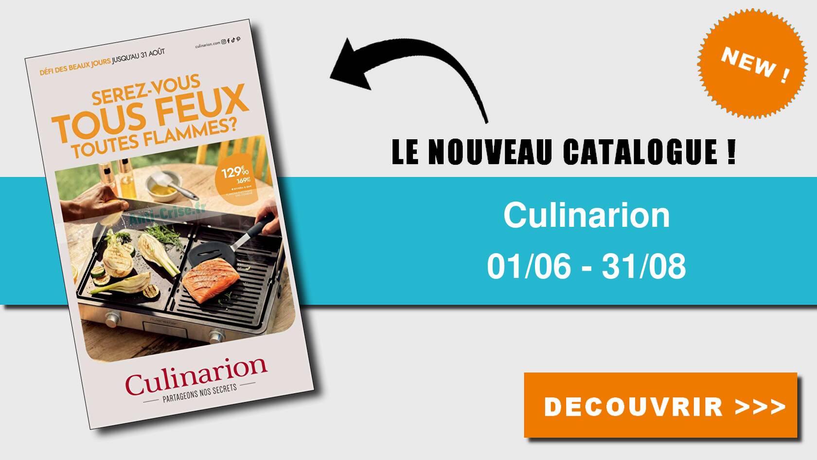 Catalogue du 01 juin au 31 ao&ucirc;t 2026