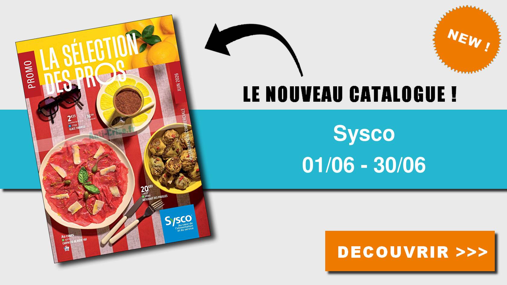 Catalogue du 01 au 30 juin 2026