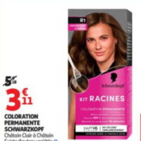 Coloration Kit Racines Schwarzkopf chez Auchan (11/08 – 23/08)